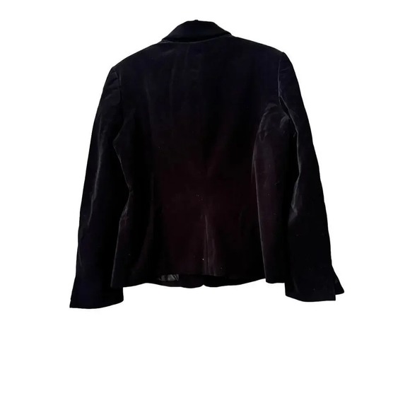 Pendleton Black Velvet Blazer Jacket Classic Career Business Professional - Picture 3 of 10
